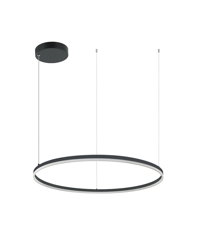 Areos 120cm Pendant Ceiling Light Black Matt LED 3000K Dimmable-1