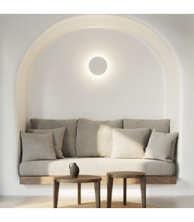 Aretha 25cm Integrated Led Wall Lamp Pure White LED 3000K-2