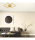 Kalo 46cm Integrated Led Semi Flush Ceiling Light Gold Matt LED 3000K Dimmable-3