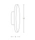 Arionos 18cm Integrated Led Wall Lamp Brushed Brass LED 3000K-5