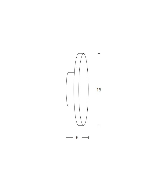 Arionos 18cm Integrated Led Wall Lamp Brushed Brass LED 3000K-5