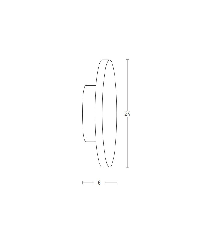 Arionos 24cm Integrated Led Wall Lamp Brushed Brass LED 3000K-5