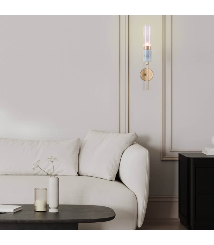 Arkados Candle Wall Lamp Painted Gold 1xG9 LED-3