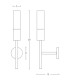 Arkados Candle Wall Lamp Painted Gold 1xG9 LED-4