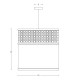 Patras Cylindrical Pendant Ceiling Light Natural 1xE27-4
