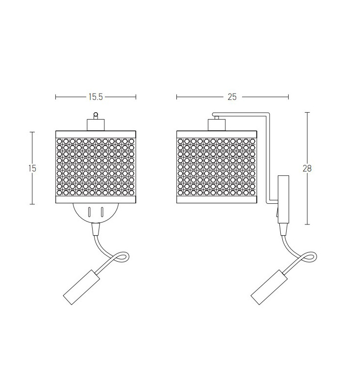 Askras Reading Wall Light Black Matt - Natural LED 3000K-4