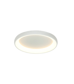 Kampos 40cm Integrated Led Semi Flush Ceiling Light Sandy White LED 3000K Dimmable-1