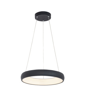 Kampos 40cm Pendant Ceiling Light Sandy Black LED 3000K Dimmable-1