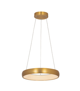 Kampos 40cm Pendant Ceiling Light Brushed Gold Matt LED 3000K Dimmable-1