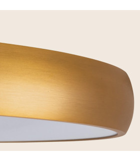 Kampos 40cm Pendant Ceiling Light Brushed Gold Matt LED 3000K Dimmable-2