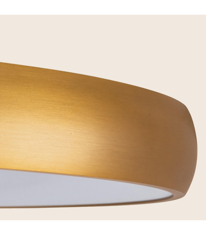 Kampos 40cm Pendant Ceiling Light Brushed Gold Matt LED 3000K Dimmable-2