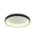 Kampos 60cm Integrated Led Semi Flush Ceiling Light Sandy Black LED 3000K Dimmable-1