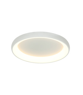 Kampos 60cm Integrated Led Semi Flush Ceiling Light Sandy White LED 3000K Dimmable-1