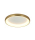 Kampos 60cm Integrated Led Semi Flush Ceiling Light Brushed Gold Matt LED 3000K Dimmable-1