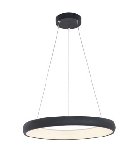 Kampos 60cm Pendant Ceiling Light Sandy Black LED 3000K Dimmable-1