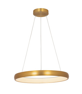 Kampos 60cm Pendant Ceiling Light Brushed Gold Matt LED 3000K Dimmable-1