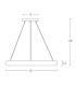 Kampos 60cm Pendant Ceiling Light Sandy White LED 3000K Dimmable-3