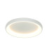 Kampos 80cm Integrated Led Semi Flush Ceiling Light Sandy White LED 3000K Dimmable-1