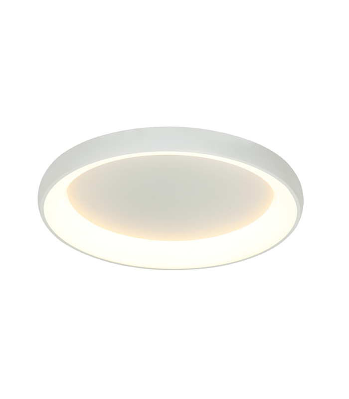 Kampos 80cm Integrated Led Semi Flush Ceiling Light Sandy White LED 3000K Dimmable-1