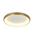 Kampos 80cm Integrated Led Semi Flush Ceiling Light Brushed Gold Matt LED 3000K Dimmable-1