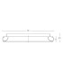 Kampos 80cm Integrated Led Semi Flush Ceiling Light Sandy White LED 3000K Dimmable-3