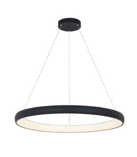 Kampos 80cm Pendant Ceiling Light Sandy Black LED 3000K Dimmable-1