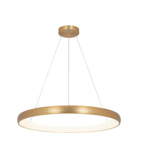 Kampos 80cm Pendant Ceiling Light Brushed Gold Matt LED 3000K Dimmable-1