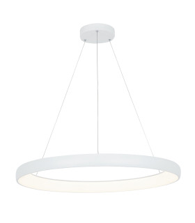Kampos 80cm Pendant Ceiling Light Sandy White LED 3000K Dimmable-1