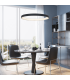 Kampos 80cm Pendant Ceiling Light Sandy Black LED 3000K Dimmable-3