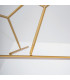 Kato 90cm Integrated Led Semi Flush Ceiling Light Gold Matt LED 3000K Dimmable-4