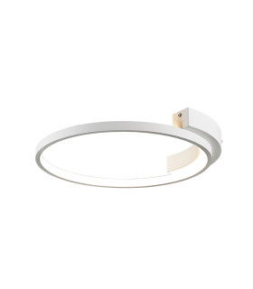 Kavala 42.5cm Integrated Led Semi Flush Ceiling Light Sandy White LED 3000K-1
