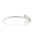 Kavala 52.5cm Integrated Led Semi Flush Ceiling Light Sandy White LED 3000K-1