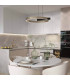 Amargeti Pendant Ceiling Light Sandy Black - Gold Matt LED 3000K Dimmable-3