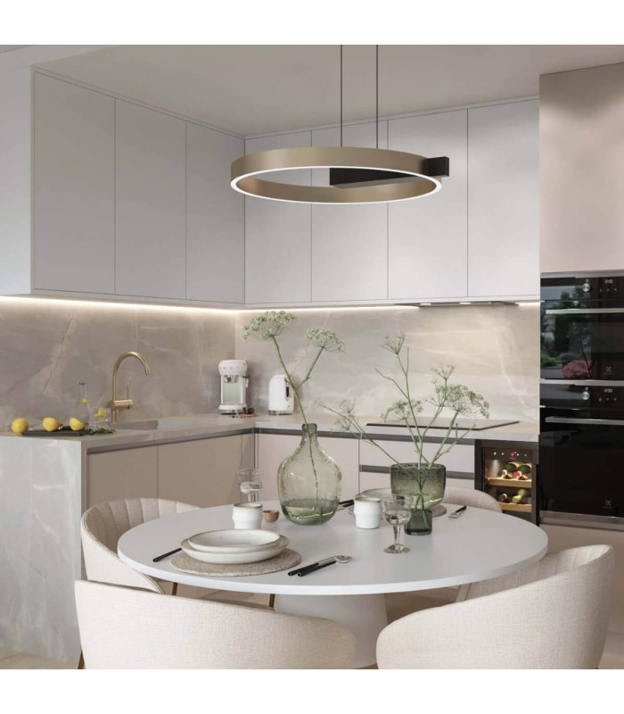 Amargeti Pendant Ceiling Light Sandy Black - Gold Matt LED 3000K Dimmable-3