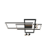 Kalo 90cm Pendant Ceiling Light Sandy Black LED 3000K Dimmable-1