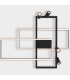 Kalo 90cm Pendant Ceiling Light Sandy Black LED 3000K Dimmable-2