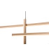 Apollona 119cm Bar Pendant Ceiling Light Gold Matt LED 3000K Dimmable-2