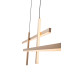 Apollona 119cm Bar Pendant Ceiling Light Gold Matt LED 3000K Dimmable-3