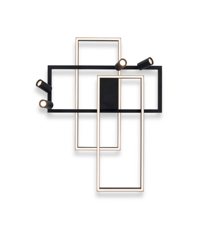 Kalo 90cm Pendant Ceiling Light Sandy Black LED 3000K Dimmable-3