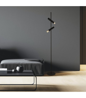 Korys 
Multi Arm Floor Lamp Sandy Black - Gold LED 3000K-2