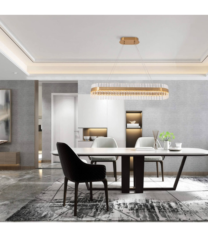 Asgata 
Bar Pendant Ceiling Light Gold Matt LED 3000K Dimmable-4