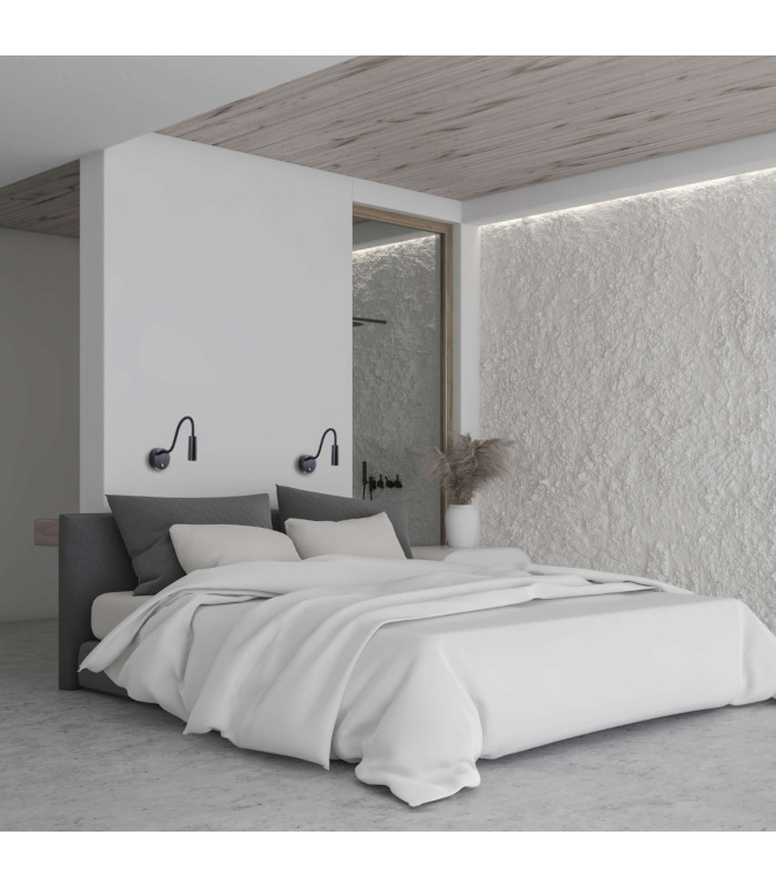 Olyra 
Reading Wall Light Black Matt LED 3000K-3
