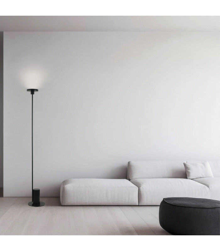 Zambelis Led Integrated Floor Lamp Sandy Black LED 3000K-2