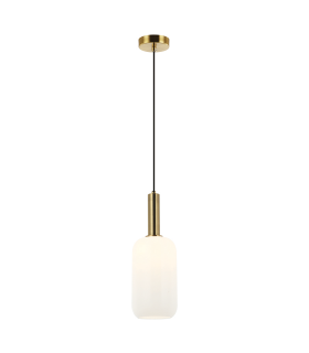 Kyron 15cm Dome Pendant Ceiling Light Gold Matt 1xE27-1