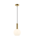 Kyron 20cm Dome Pendant Ceiling Light Gold Matt 1xE27-1