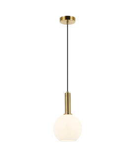 Kyron 20cm Dome Pendant Ceiling Light Gold Matt 1xE27-1