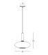 Kyron 30cm Dome Pendant Ceiling Light Gold Matt 1xE27-3