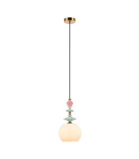 Theros 21cm Slim Pendant Ceiling Light Antique Brass 1xE27 MAX 40W-1