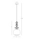 Theros 21cm Slim Pendant Ceiling Light Antique Brass 1xE27 MAX 40W-4