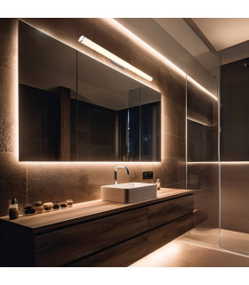 Orlina Bathroom Over Mirror Light Chrome LED 3000K IP44-2